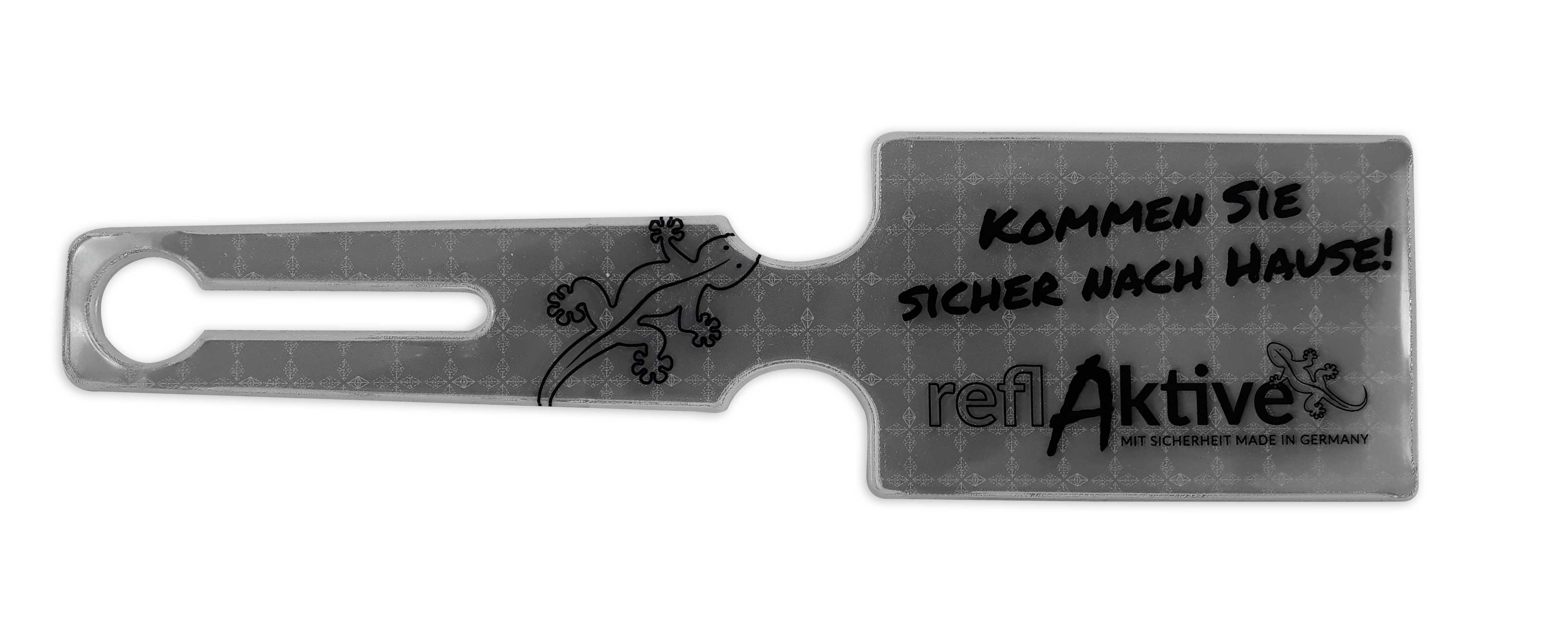 Vorderseite Kofferanhänger mit Visitenkartenfach